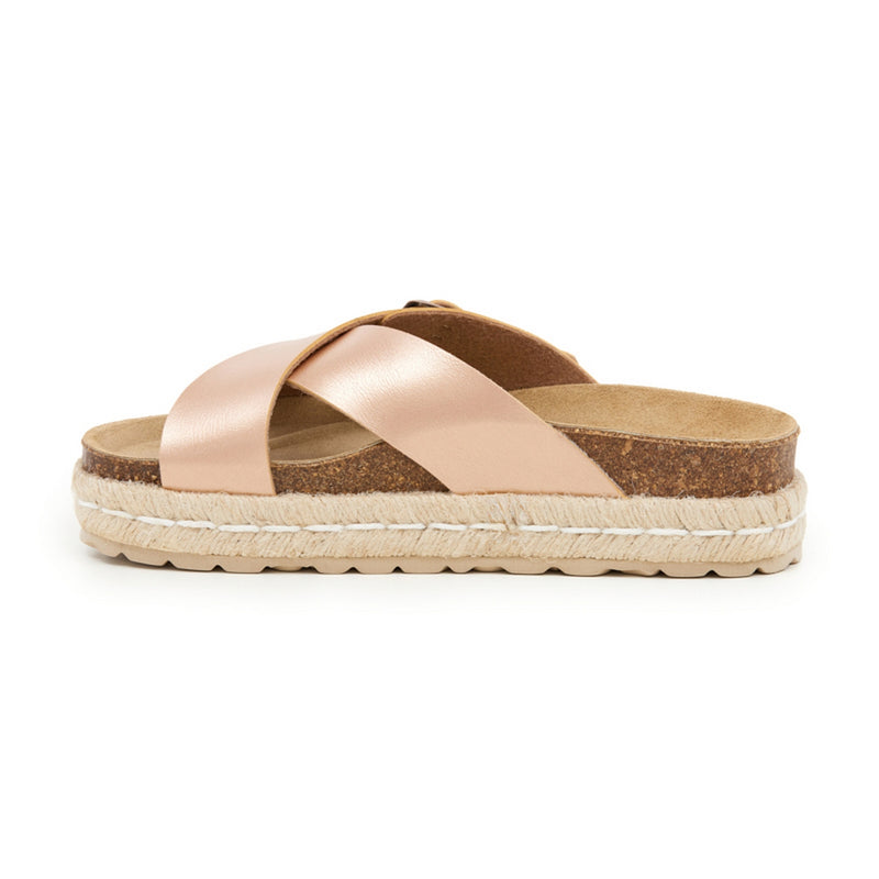 Sandalias salmón - Mujer