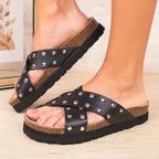 Black Sandals - Women