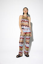 Le Pantalon Edwin Zigzag Bleu