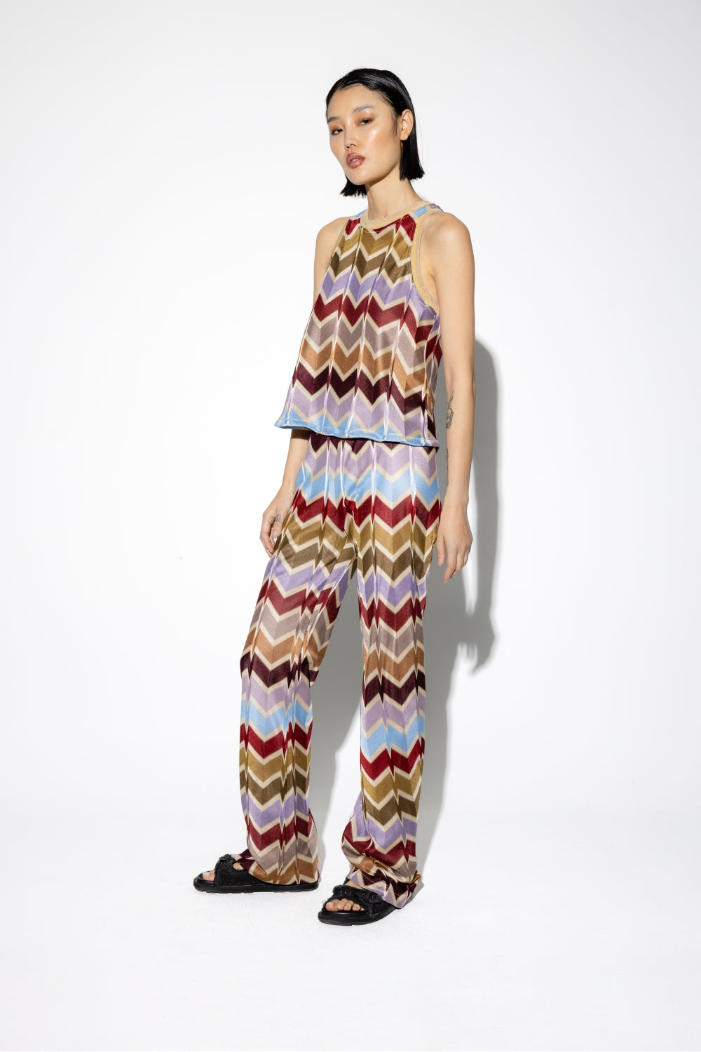 Le Pantalon Edwin Zigzag Bleu