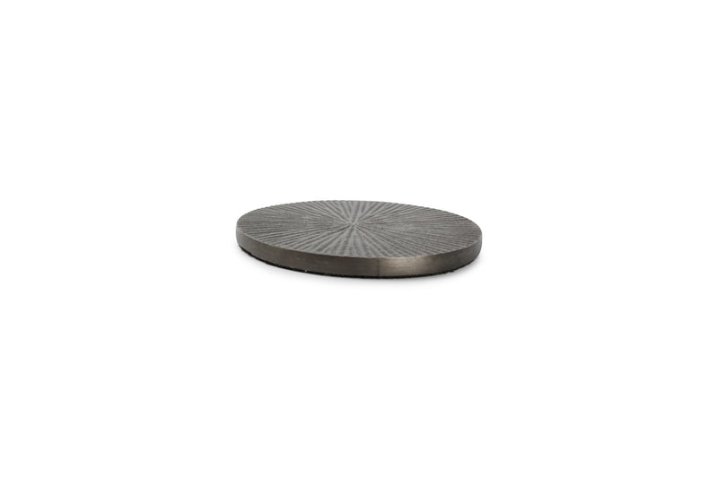 Charm - Set De 4 Sous-Verres Nervurés - Aluminium - Noir
