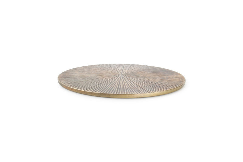 Charm - Set De 2 Sous-Plats - Aluminium - Or