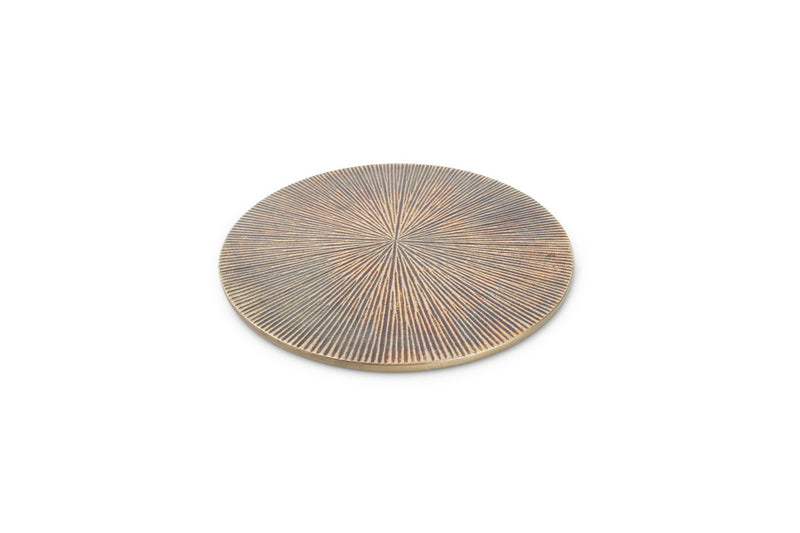 Charm - Set De 2 Sous-Plats - Aluminium - Or
