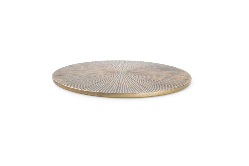 Charm - Set De 2 Sous-Plats - Aluminium - Or