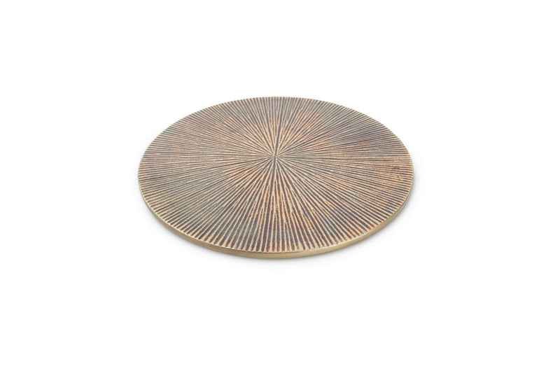 Charm - Set De 2 Sous-Plats - Aluminium - Or
