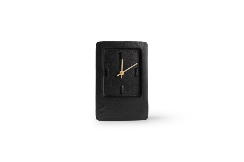 Zone - Horloge De Table Edge - Aluminium - Noir