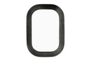 Duro - Mirroir - Aluminium - Noir