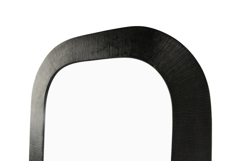 Duro - Mirroir - Aluminium - Noir