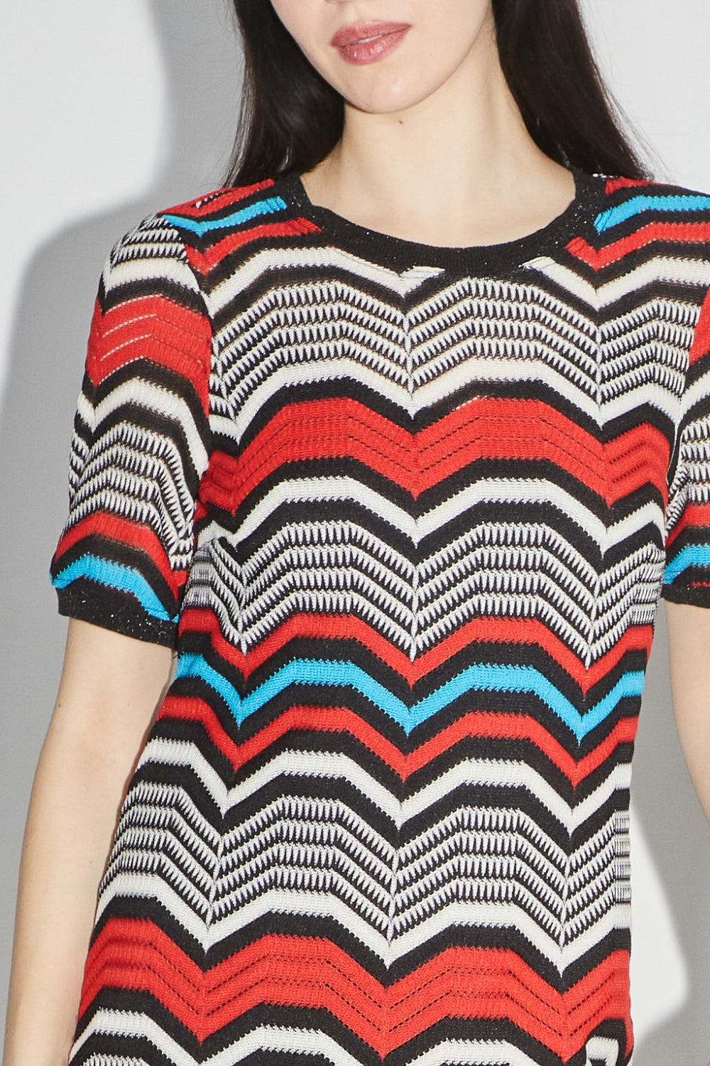 La Maxi Robe Annalisa Zigzag Rouge