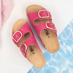 Sandalias fucsia - Mujer