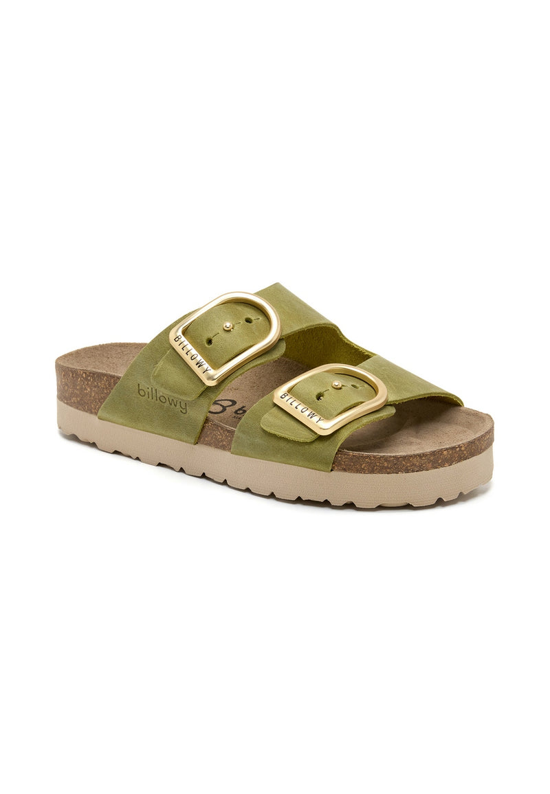 Sandalias verdes - Mujer