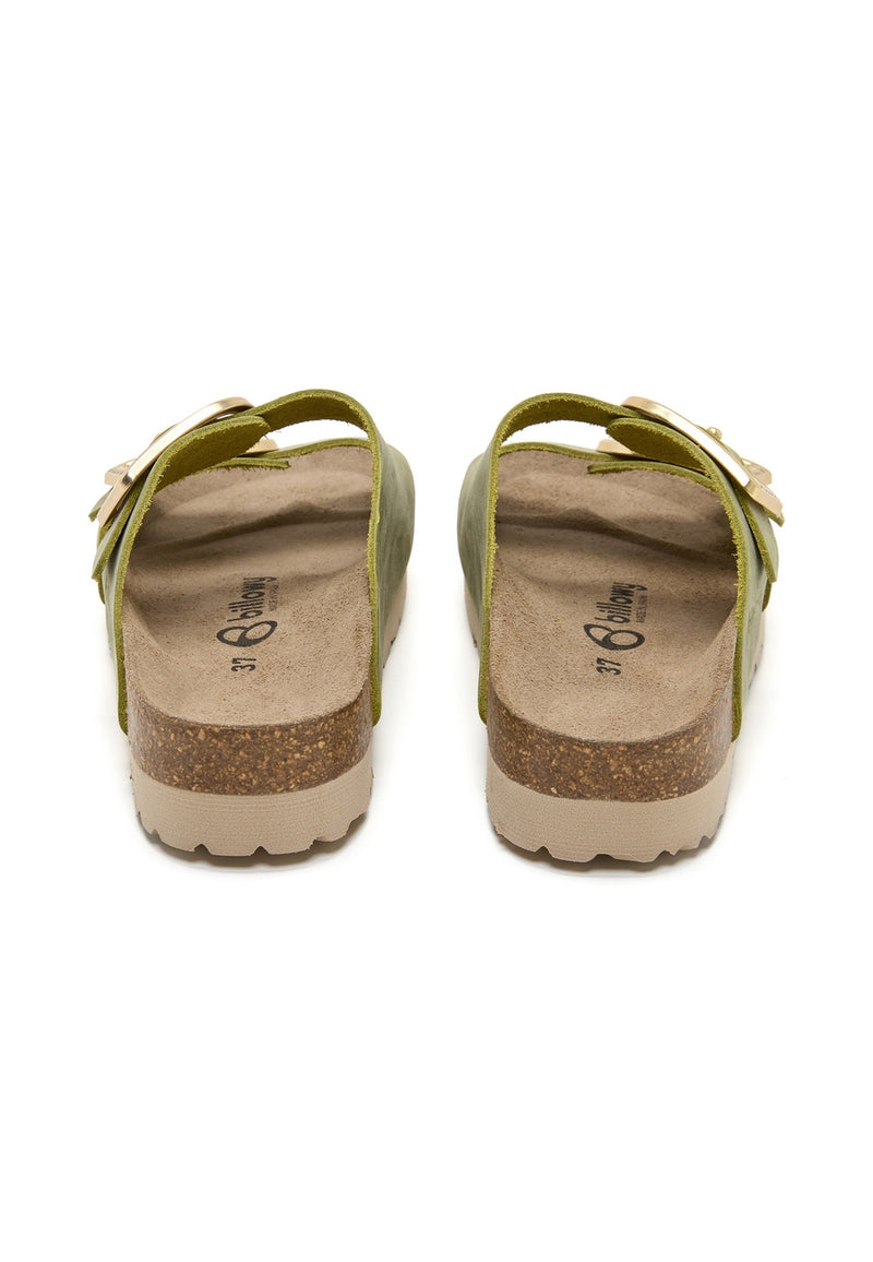 Sandalias verdes - Mujer