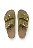 Sandalias verdes - Mujer
