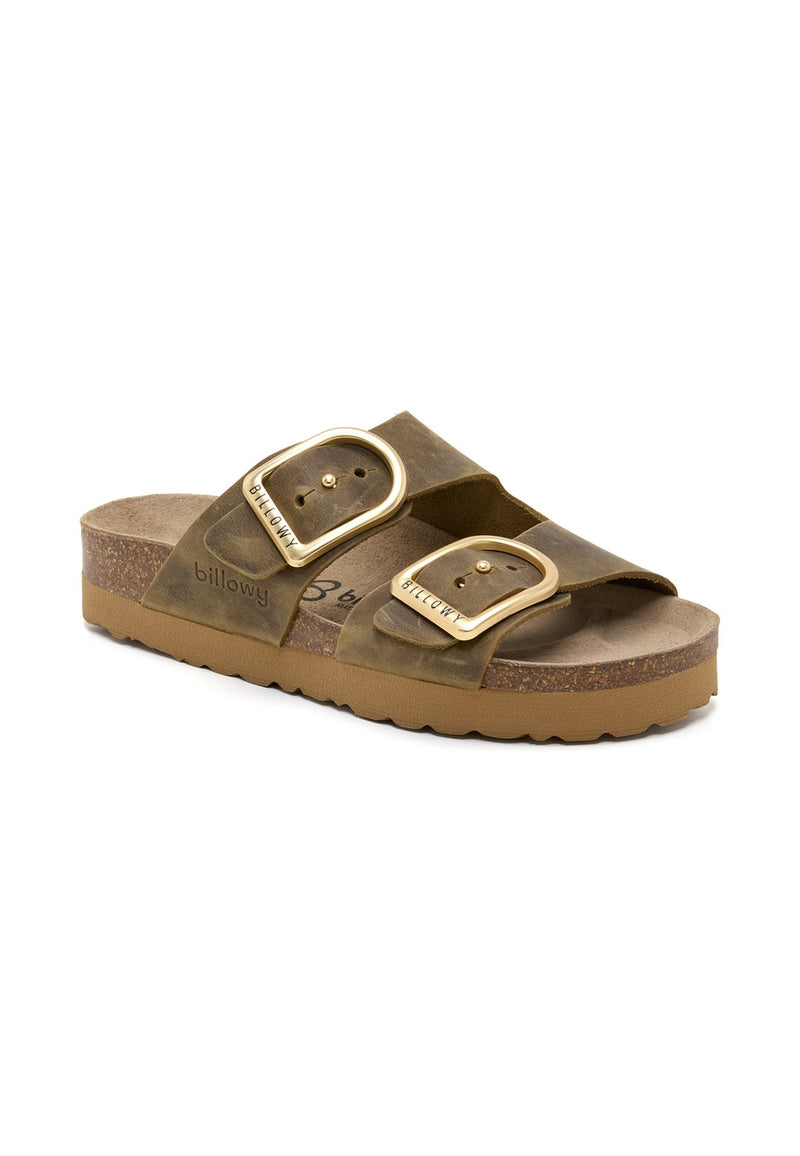 Khaki Sandals - Women