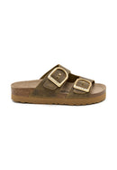 Khaki Sandals - Women