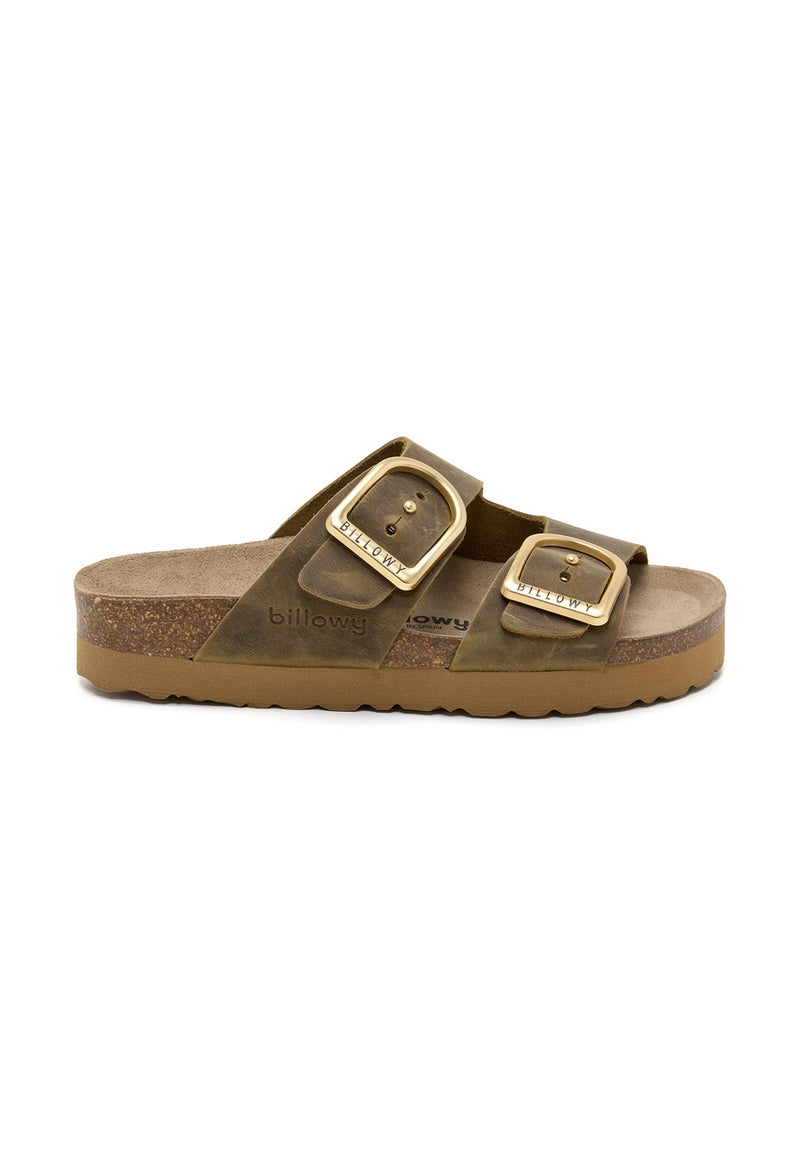 Khaki Sandals - Women