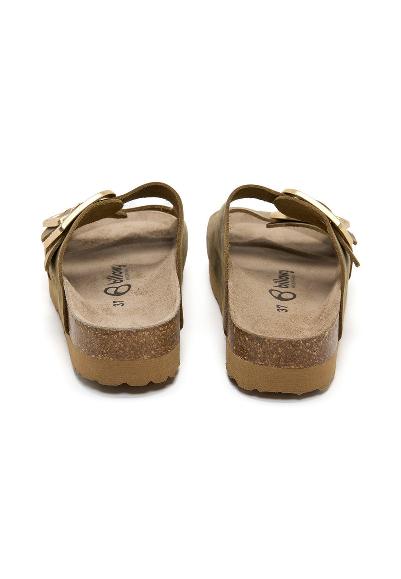 Khaki Sandals - Women