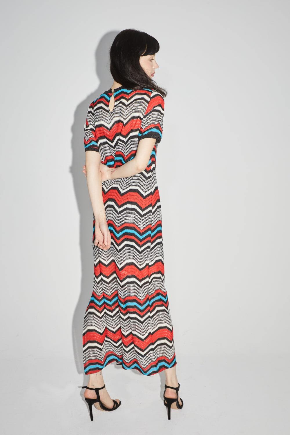La Maxi Robe Annalisa Zigzag Rouge