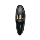 Mocassins - Dolce & Gabbana Leather Logo - Black
