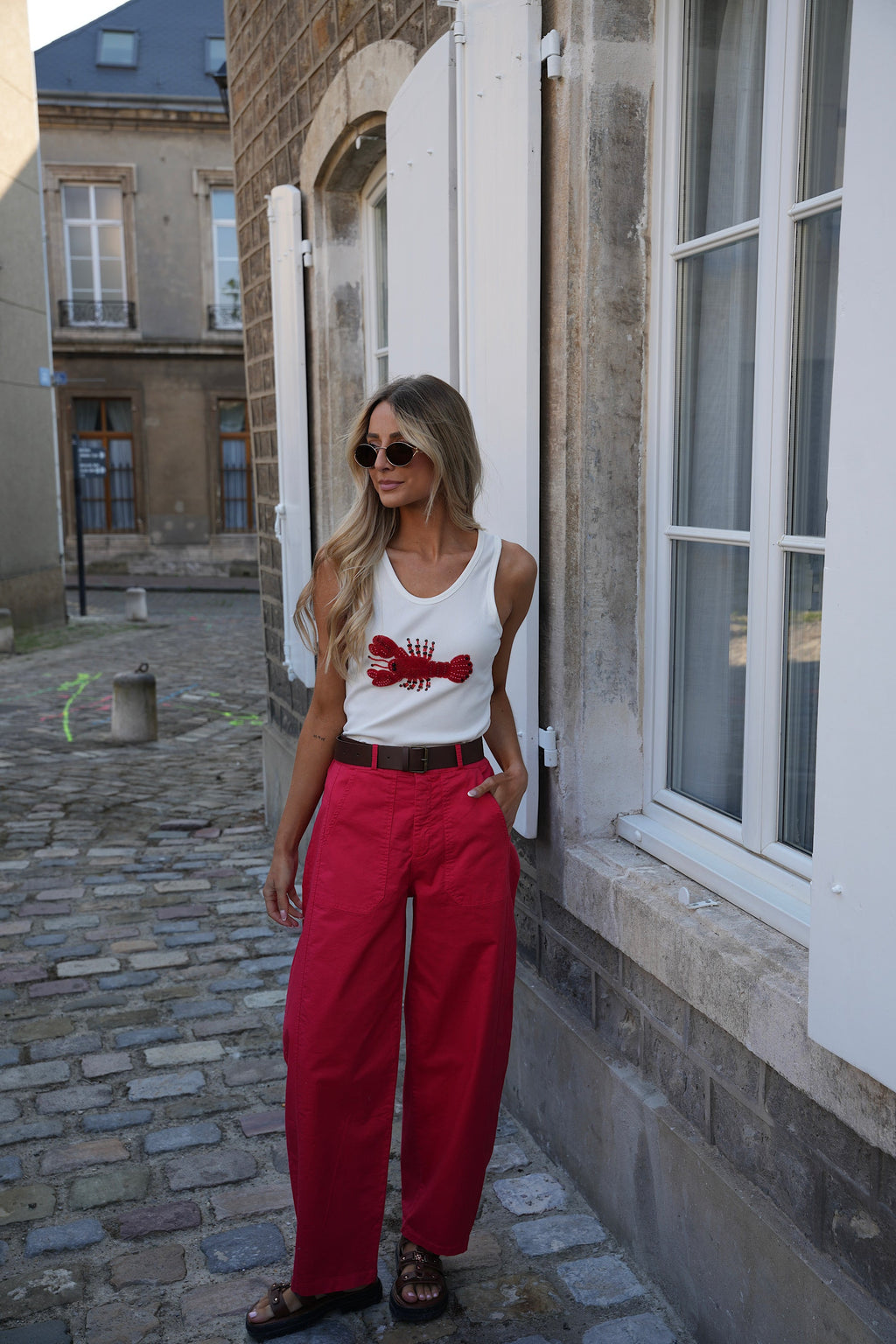 Pantalon Ballon Jay - Rouge