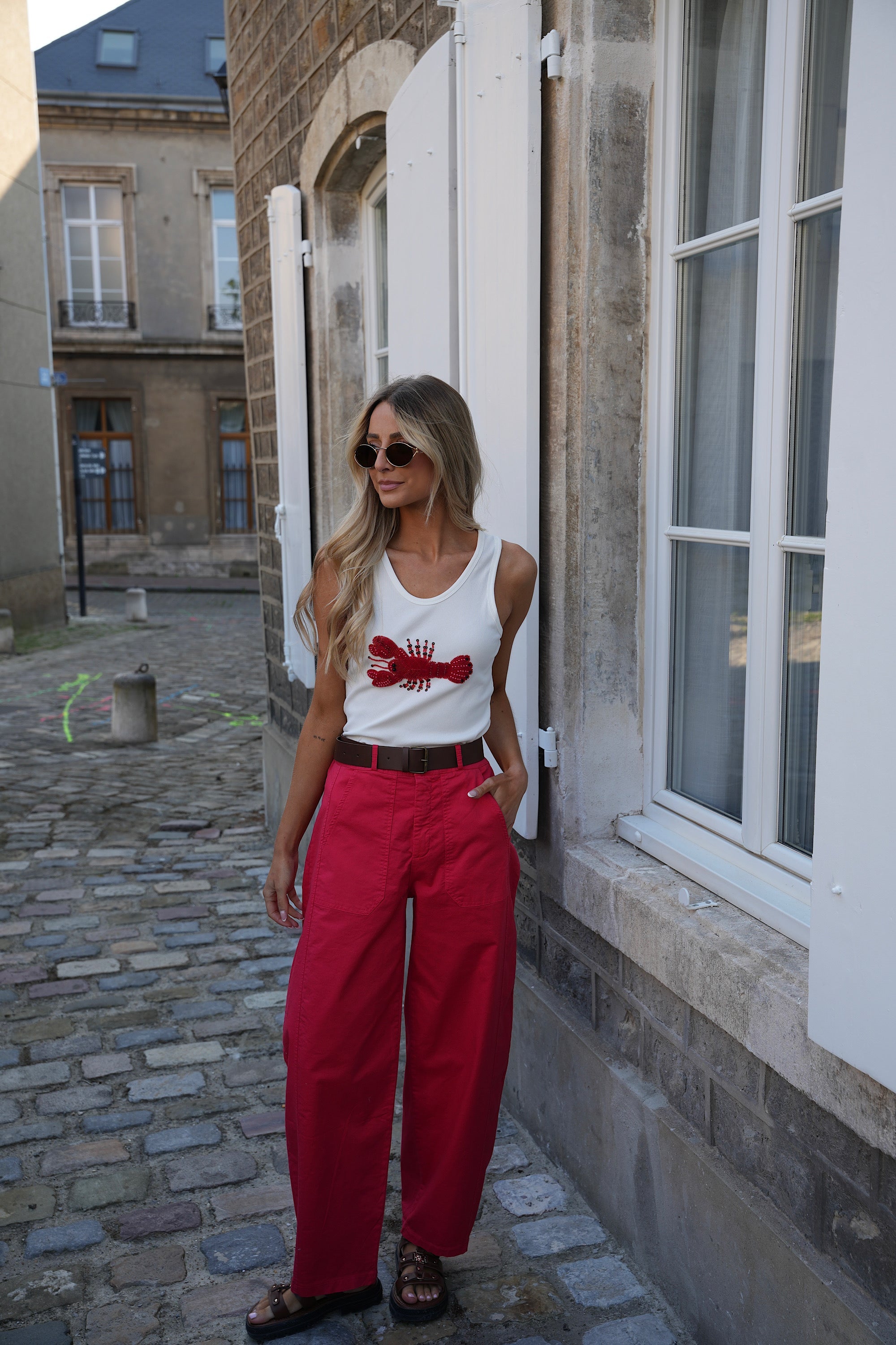 Pantalon Ballon Jay - Rouge