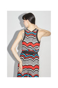 Le Top Marika Zigzag Rouge