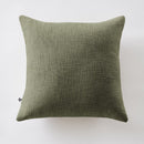 Coussin Déhoussable - Coton - Slub Sixtine - Thym
