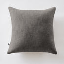 Coussin Déhoussable - Coton - Slub Sixtine - Ardoise