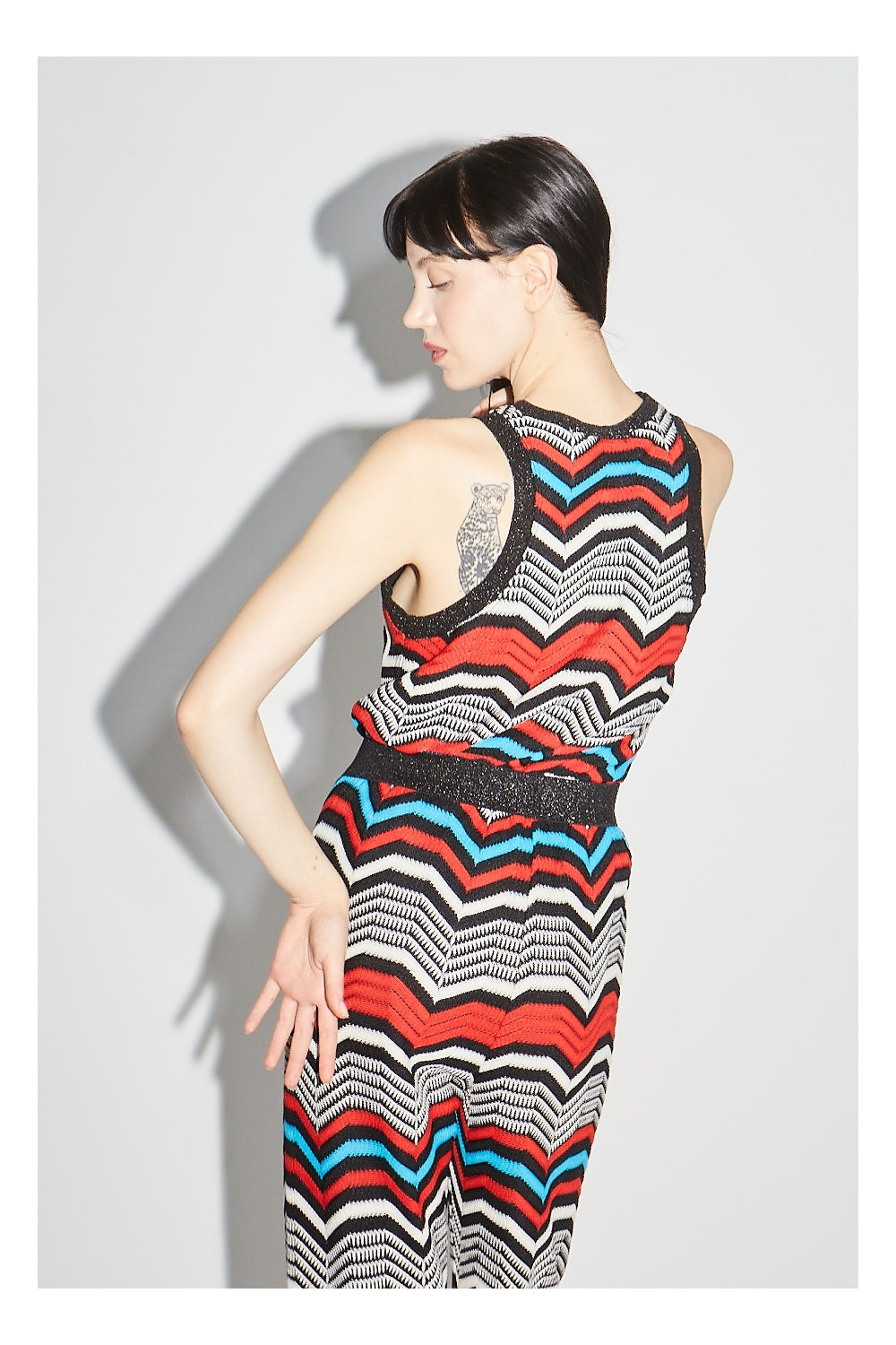 Le Top Marika Zigzag Rouge