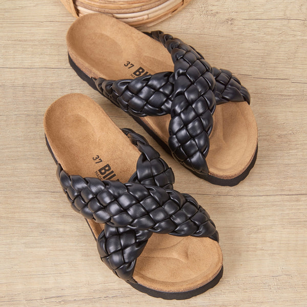 Black Sandals - Women
