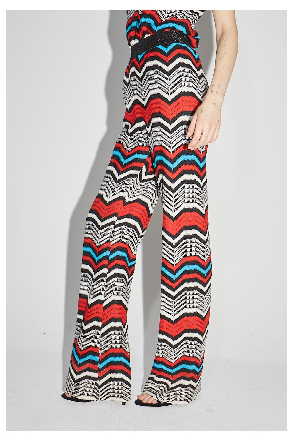 Le Pantalon Edwin Zigzag Rouge