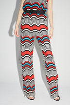 Le Pantalon Edwin Zigzag Rouge