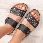 Sandalias negras - Mujer