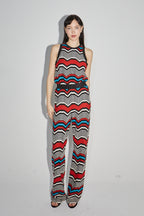 Le Pantalon Edwin Zigzag Rouge