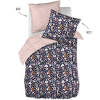 Forêt Enchantée - Couette Imprimée + Taie(s) D'Oreiller - Coton Imprimé