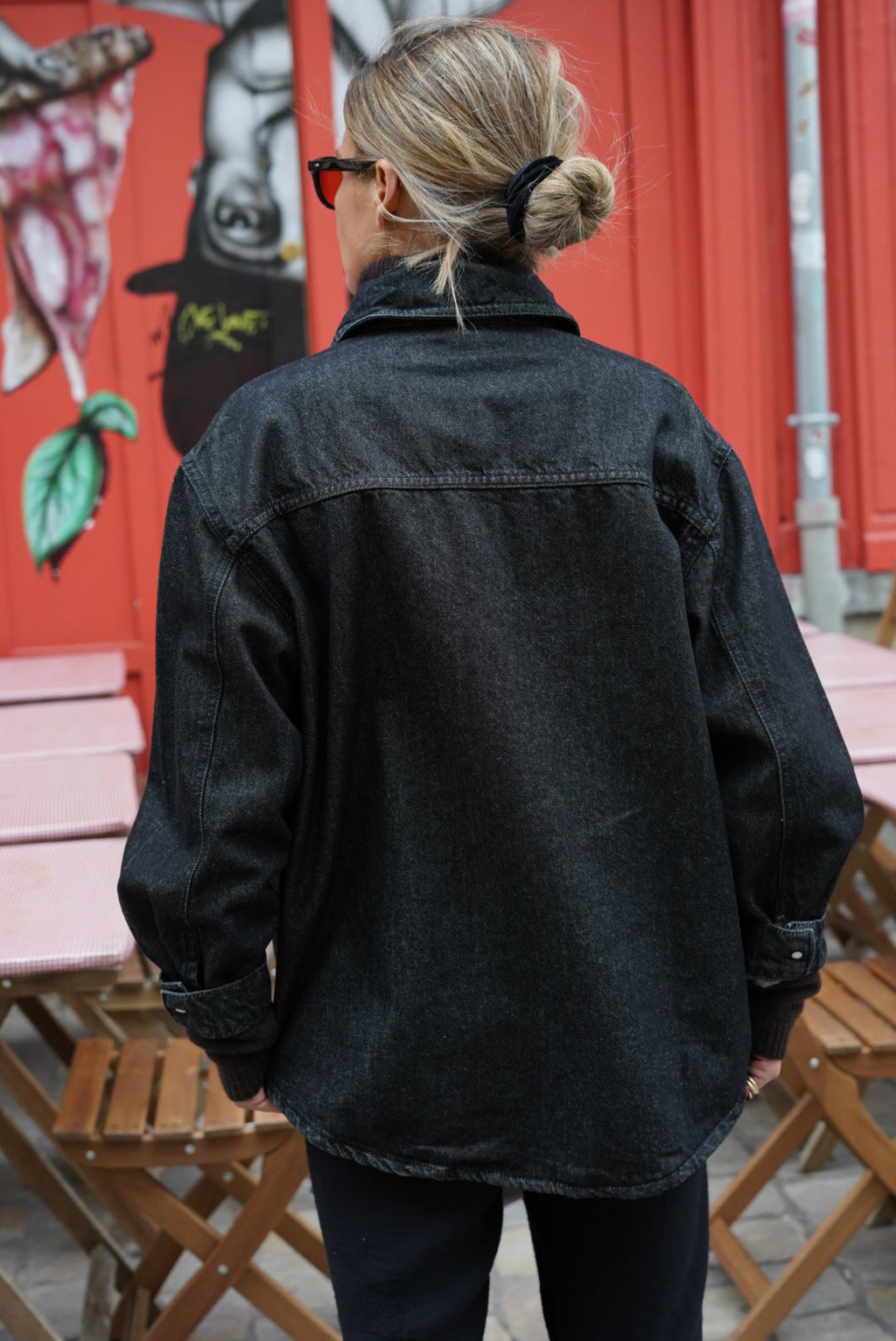 Daphné Denim Overshirt Black