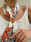 Vintage Scarf Ring - Gold-Tone Organic Shapes