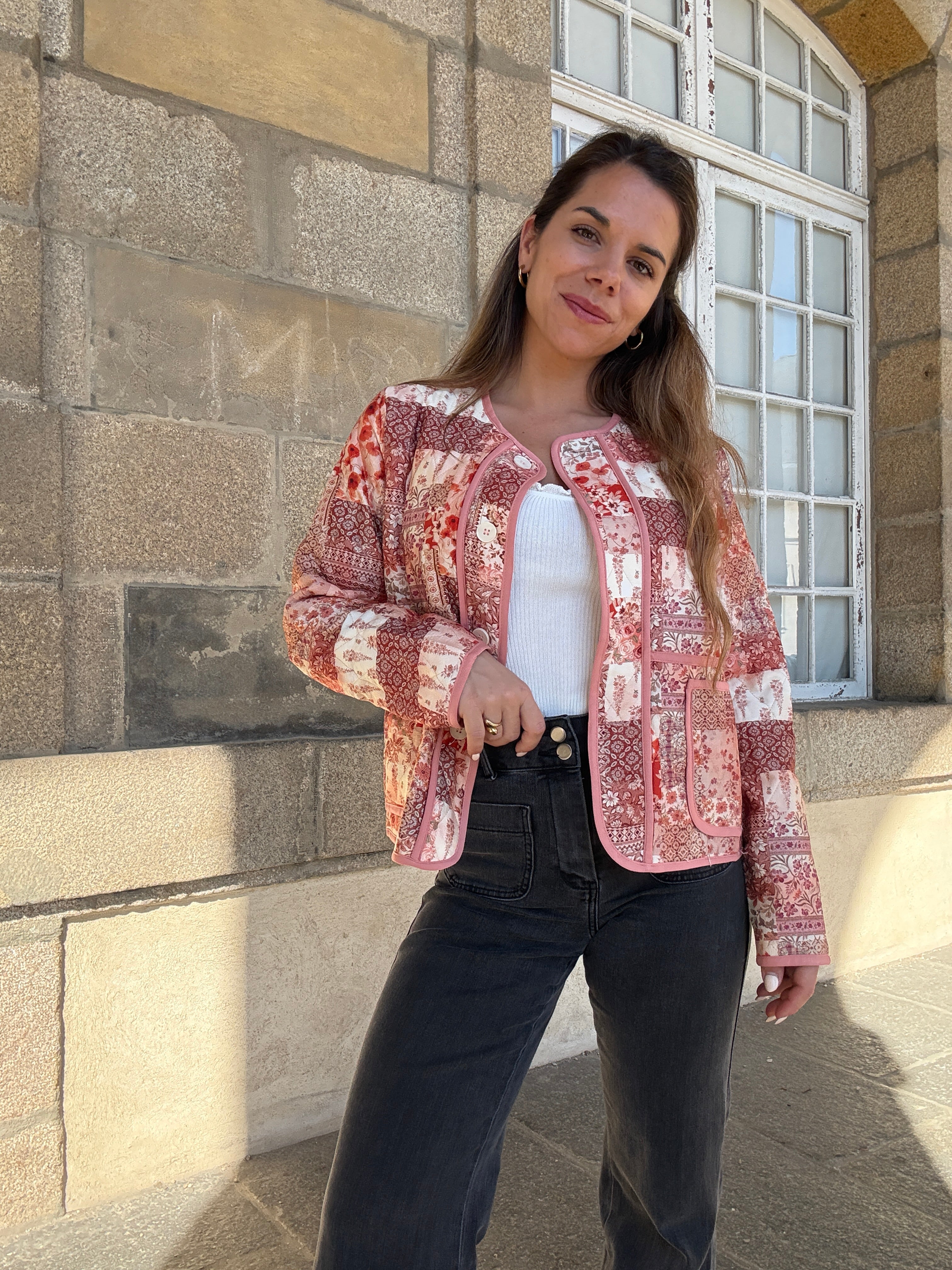 Paula patchwork quilted jacket