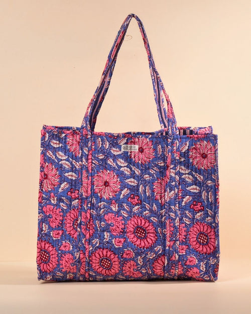 Sac Cabas Deepa - Purple Sunflower