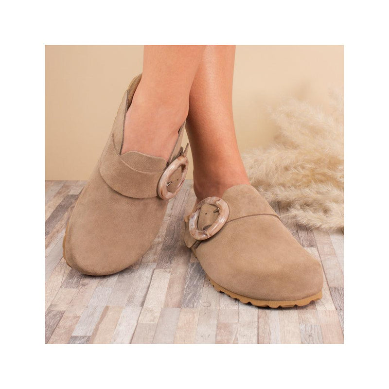 Zuecos Marrones - Mujer
