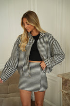 Jupe Short - Nick Noir/Blanc