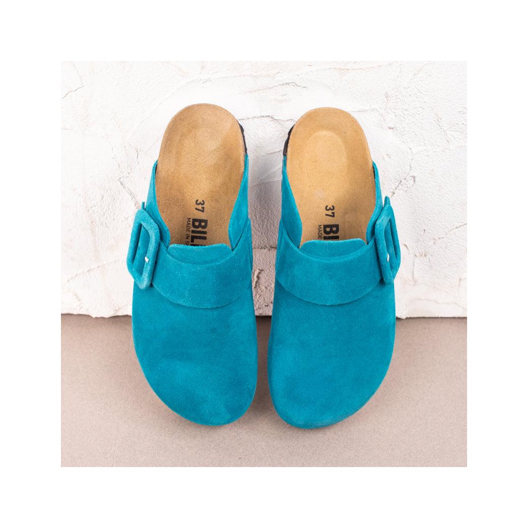 Zuecos Azul - Mujer