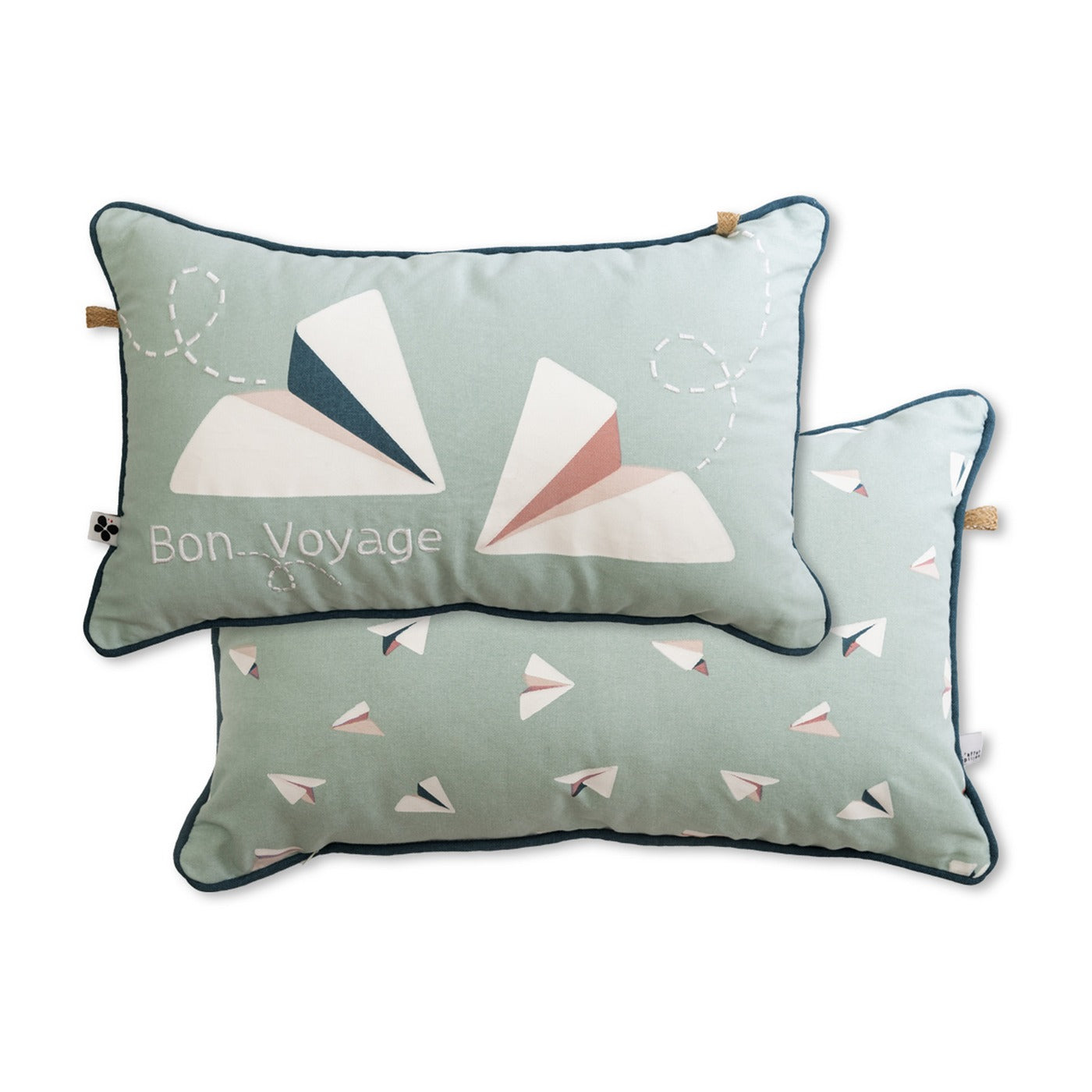 Petits Papiers - Coussin Déhoussable - Coton