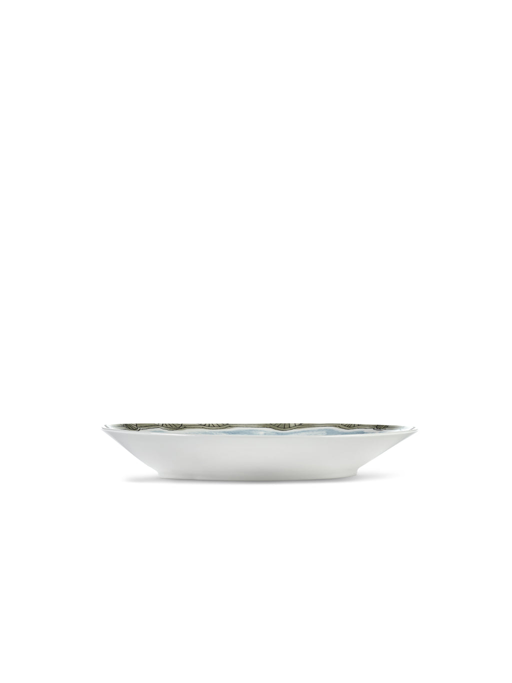 Midnight Flowers - Lot De 2 Assiettes Creuses - L - Porcelaine Bone China - Mirtillo Tea