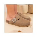 Zuecos Marrones - Mujer