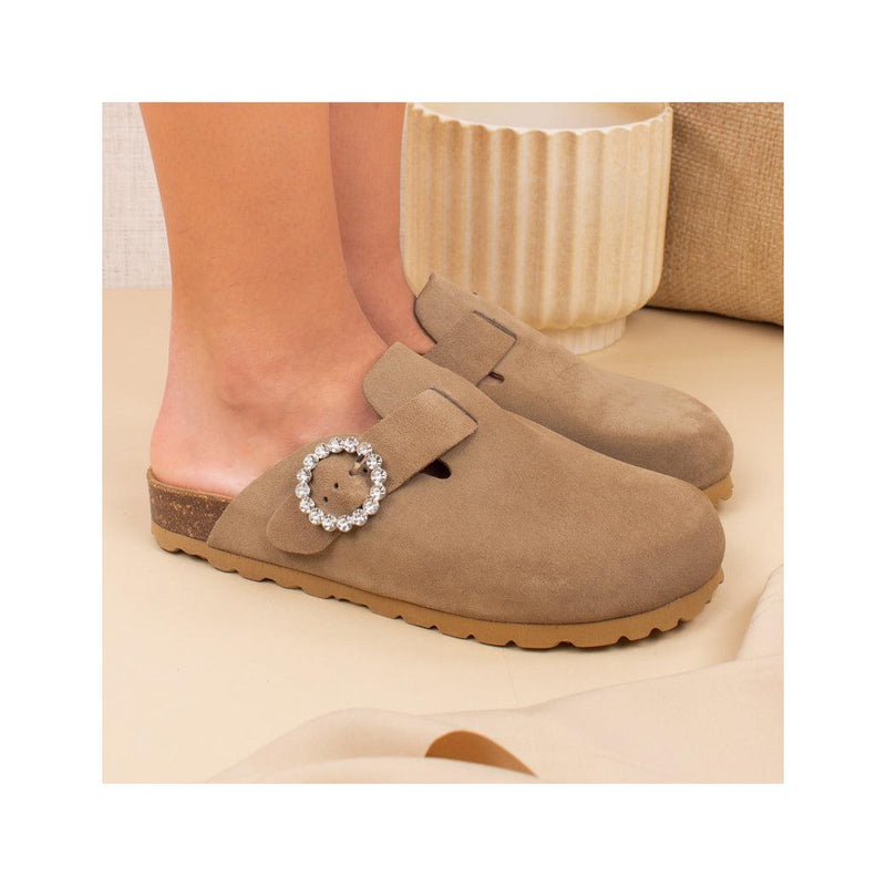 Zuecos Marrones - Mujer
