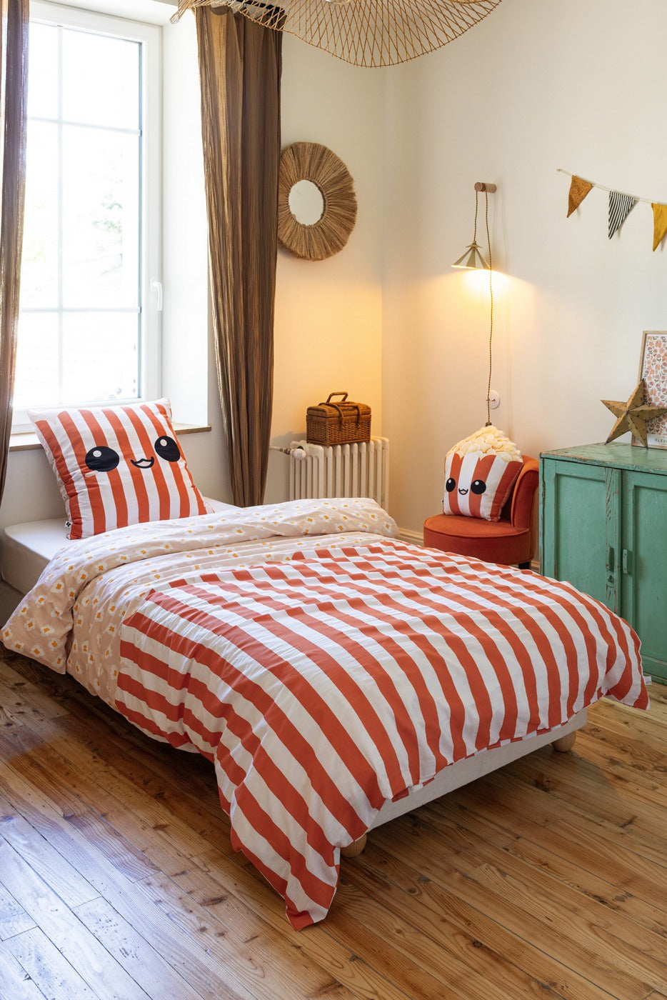 Fresh Popcorn - Parure De Lit - Coton Imprimé