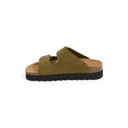 Sandalias caqui - Mujer
