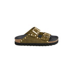 Sandalias caqui - Mujer