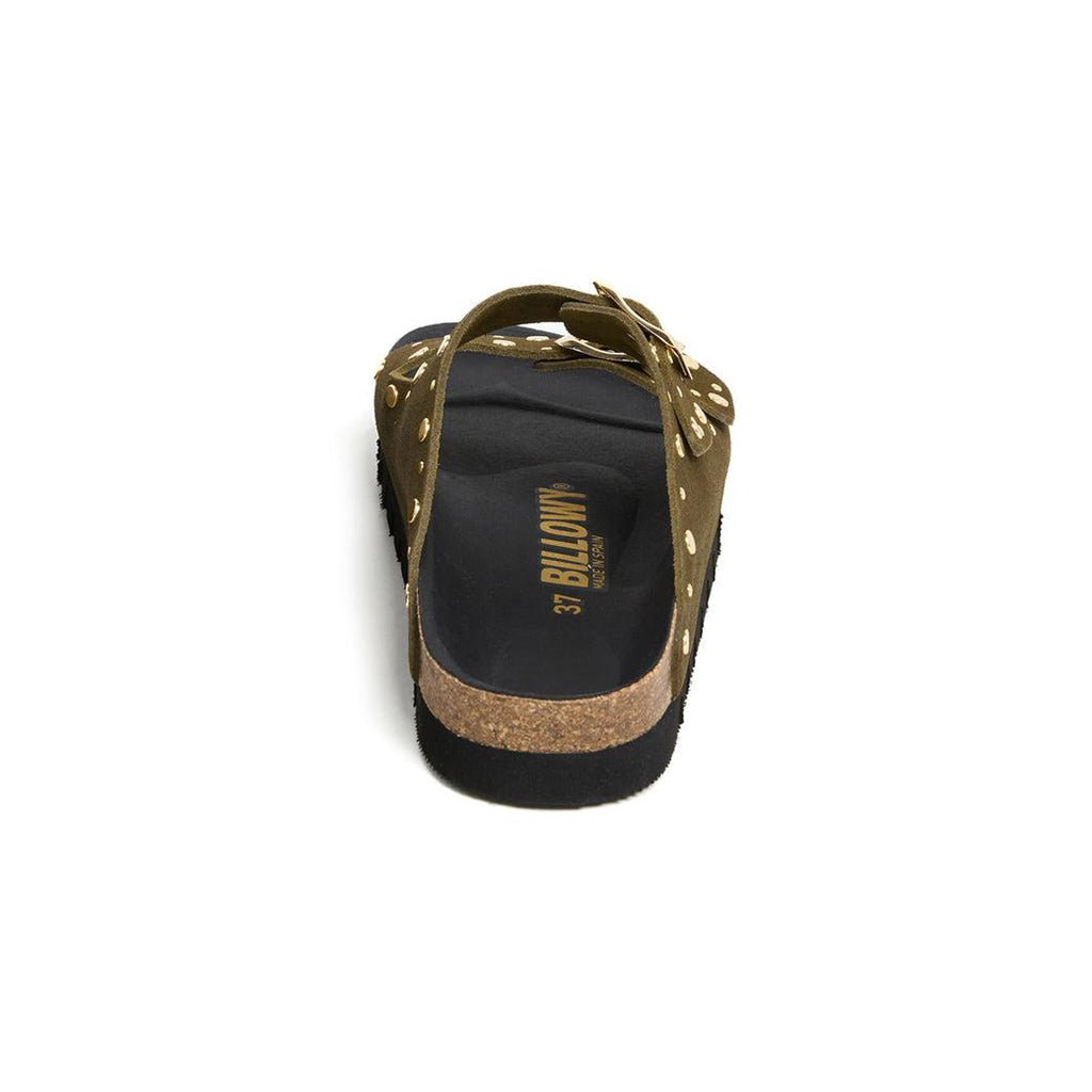 Sandalias caqui - Mujer